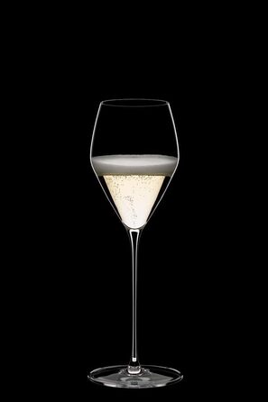 RIEDEL Veloce Champagne Glass Set, 2-Piece, Clear Crystal Glass, Premium Machine-Made