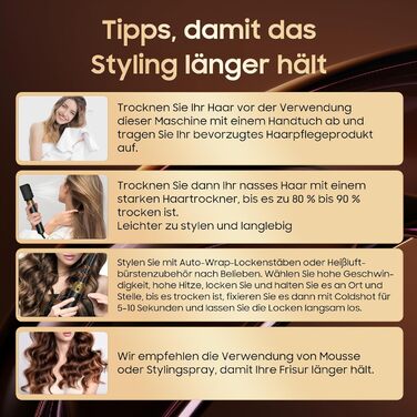 Набір для укладки волосся Airstyler 5 в 1: фен-щітка, термощітка, плойка, для створення об'єму, локонів, випрямлення, чорний