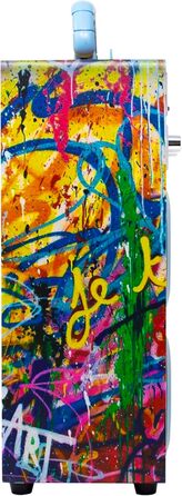 Караоке DYNASONIC з 2 мікрофонами, портативна караоке-машина, Bluetooth-колонки, USB та SD-картрідер, світлові ефекти, подарунок для дітей 5-13 років (Model 22 lights)