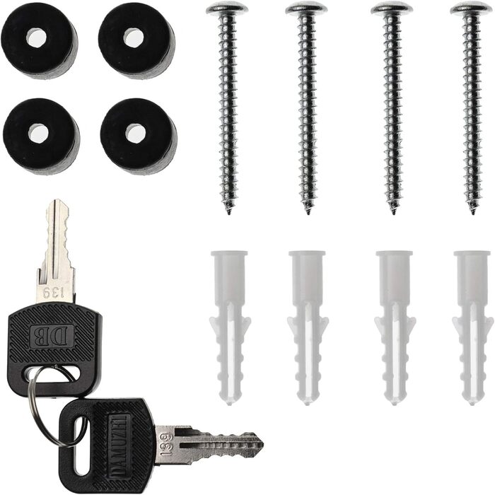 Поштовий ящик Verda з газетницею, антрацит, 37x37x11 см, 2 ключі, настінний, з XL газетницею, замикається