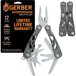 Мультитул Gerber Suspension з 12 функціями та нейлоновою піхвою, 1003720