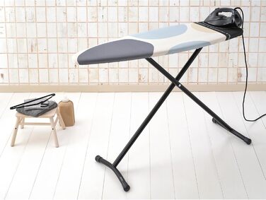 Прасувальна дошка Brabantia Bügelbrett D для парогенератора з термостійкою поверхнею, регульована висота, міцний каркас, Spring Bubbles, 135 x 45 см