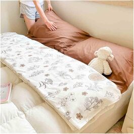 DHJKFU Sleeping Bag Liner with Floral Pattern Ultra-Light Travel Sleeping Bag Cotton Thin and Small Travel Sheet (Brown, 200x200cm-78x78)