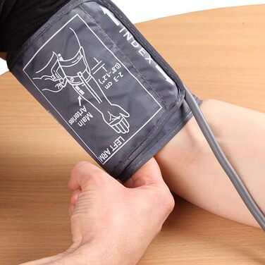 Тонометр Duronic BPM200 з визначенням аритмії | Автоматичний тонометр на плече | Розмір манжети 22-36 см | Працює від AAA батарейок