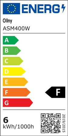 Ланцюжок прикрас Ollny 40м, 400 LED, тепле біле світло, для дому та саду, з пультом та таймером, 8 режимів, вологостійкий
