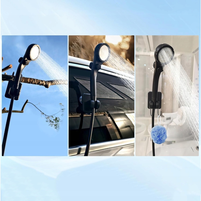 Портативний кемпінговий душ, електричний зовнішній душ із помпою