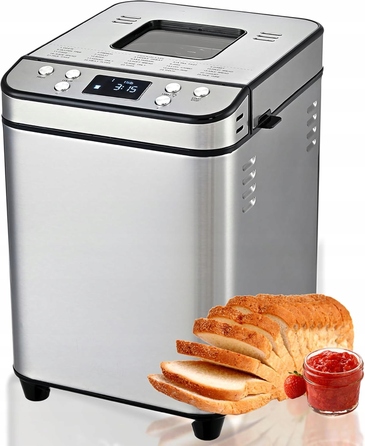 Хлібопічка Zosudull RHBM-25001SV, срібляста, 700 Вт