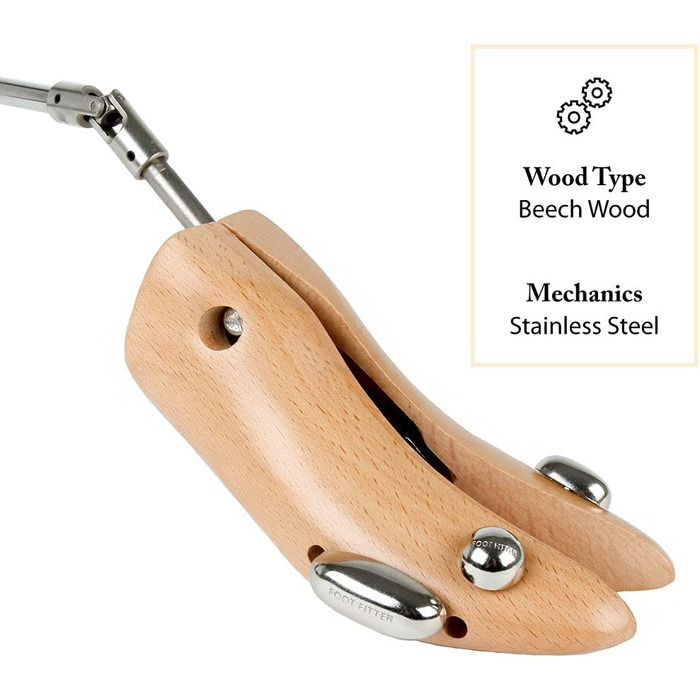 FootFitter Premium High Heel Boot Stretcher 2.5 cm – 7.6 cm – Professional Choice for High Heels and Boots