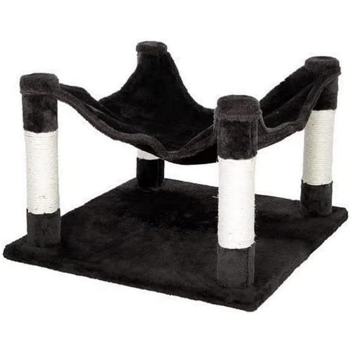 Кішка-гамак Kerbl Samira для котів, м'який, з сизалевими стовпчиками для догляду за кігтями