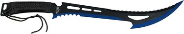 Мачете Z-Hunter Black/Blue — сталевий туристичний ніж