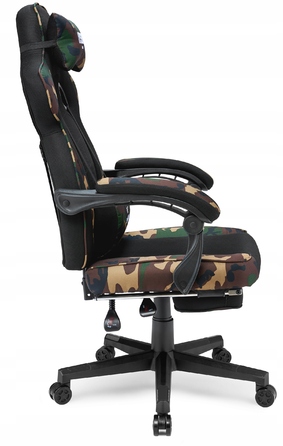 Ігрове крісло IMBA seat Emperor, тканина, чорно-сіре