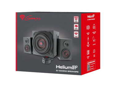 Акустична система 2.1 Genesis Helium 610BT, 60 Вт, чорна