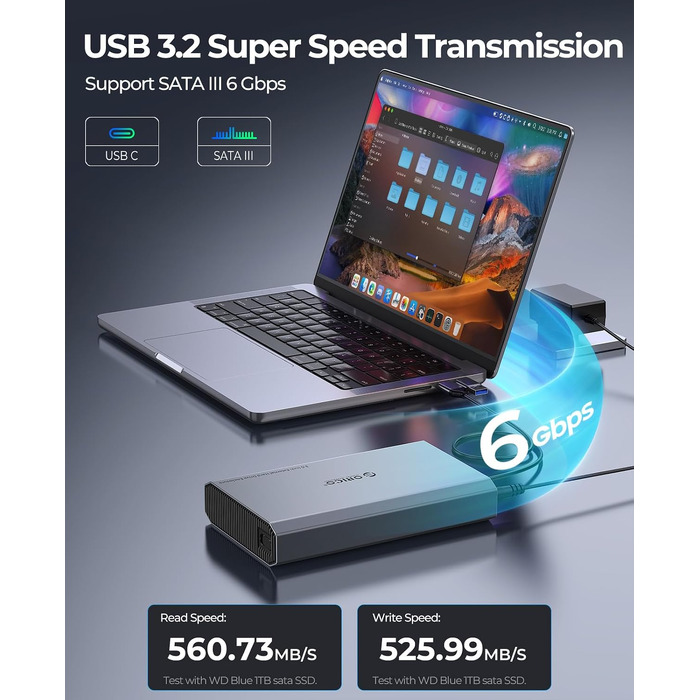 Зовнішній корпус для HDD/SSD ORICO 2.5