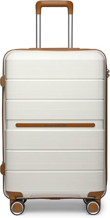 Чемодан British Traveller Mittelgroß: міцний валіза на 8 колесах з TSA-замком (66 x 43.3 x 28.5 см)