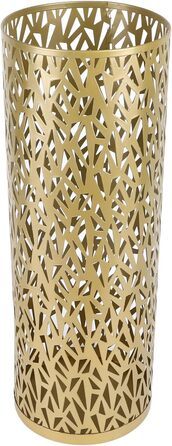 Підставка для парасоль під вхідні двері Topiky, кругла металева, золота (180x78 см)