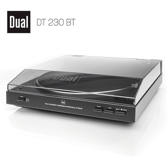 Програвач вінілу Dual DT 230 BT Bluetooth з автостопом та вбудованим фонокоректором