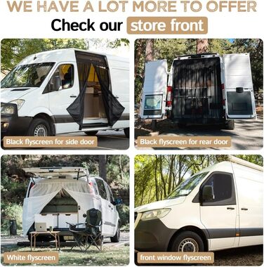 Ізольована затемнююча шторка для дверей Mercedes Sprinter (2007-сьогодні) Living in a Bubble – сонцезахист і комфорт для вашого кемпера