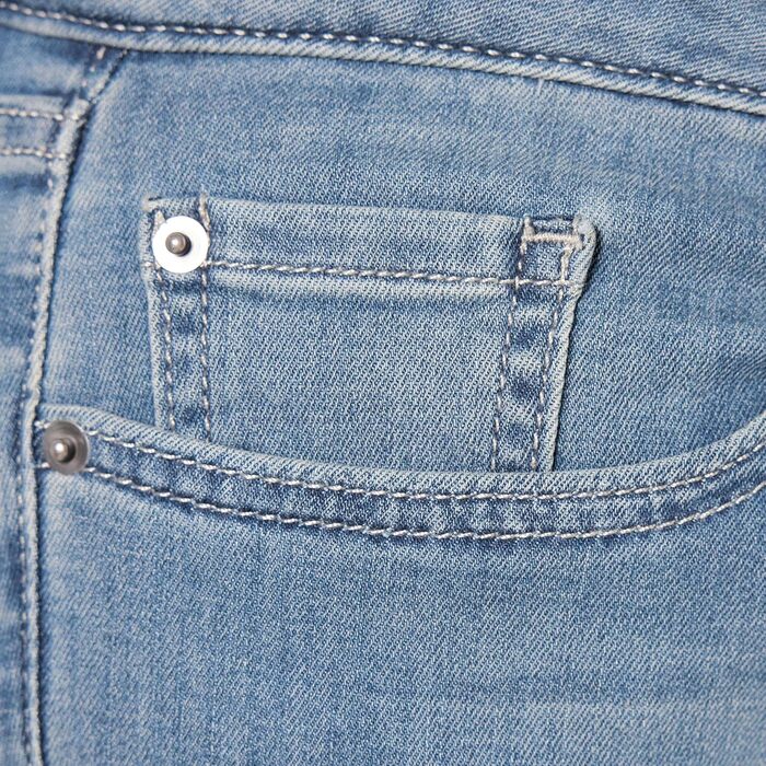 Джинси скінні жіночі Amazon Essentials з високою посадкою, світлий деним (38)