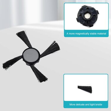 Запчастини для роботів-пилососів Neato D Series (D75, D80, D85, D3, D4, D5, D6, D7, D8, D9): комбінована щітка, 5 фільтрів, 2 бокові щітки, інструмент для чищення