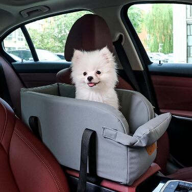 Автокрісло для собак та котів Booster - сірий, до 10 кг