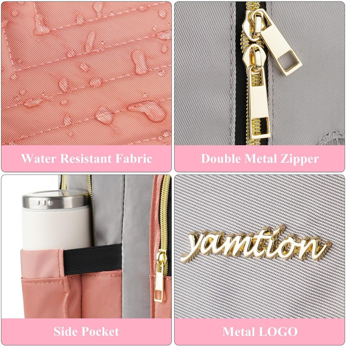 Жіночий рюкзак YAMTION: шкільний, для ноутбука 15.6