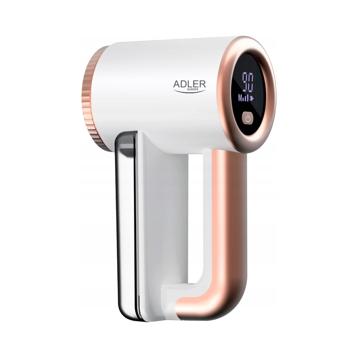 Акумуляторна машинка для видалення ковтунців ADLER з LCD-дисплеєм, 5 Вт