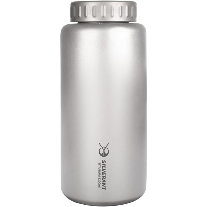 Titan Water Bottle, Large Capacity, Wide-Mouth Sports Bottle, Ultra-Lightweight Camping and Hiking Drinking Bottle, 1200 ml