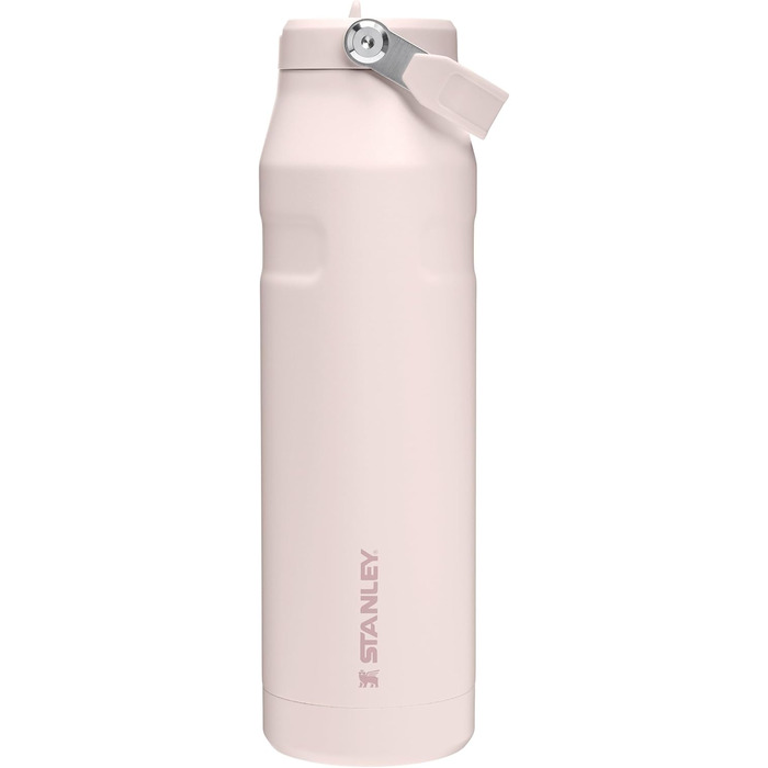 Фляга Stanley Flip Straw 2.0 з трубочкою 1.06L - термофляга, що охолоджує до 17 годин - 4 дні з льодом - BPA-free - без витоку - для тримачів стаканів - придатна для миття в посудомийній машині - Рожевий Кварц 1060 мл