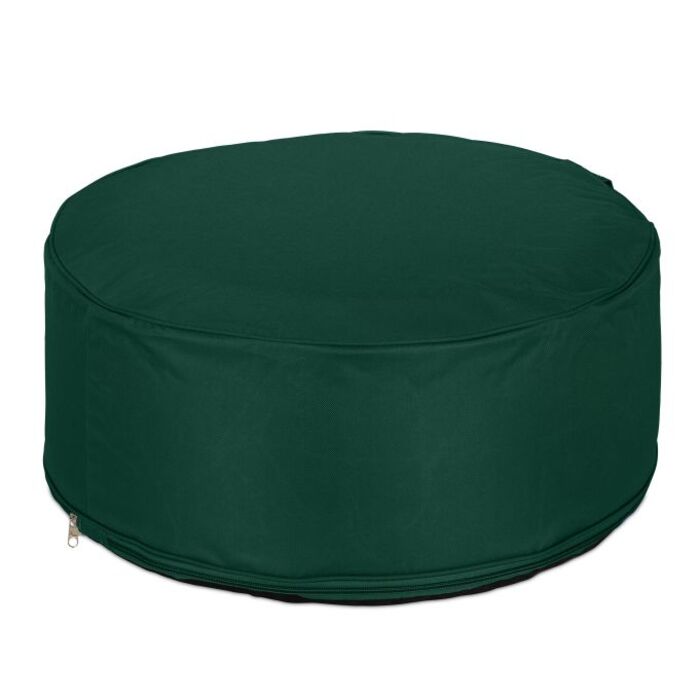Relaxdays Inflatable Padded Footstool in Green