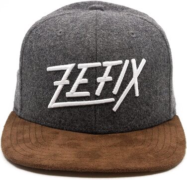 Кепка Snapback Bayerisches Zefix Filz, темно-сіра, універсальний розмір