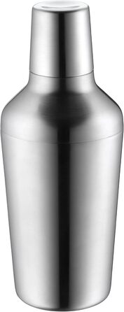 WMF Matryoshka Cocktail Set, 5-Piece, Bar Set with Stainless Steel Cocktail Shaker (700ml), Jigger, Cocktail Strainer, Ice Tongs, and Muddler, Nesting