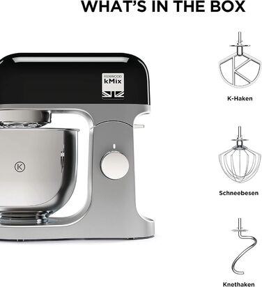 Кухонна машина Kenwood kMix KMX750BK, стаціонарний міксер, чорний