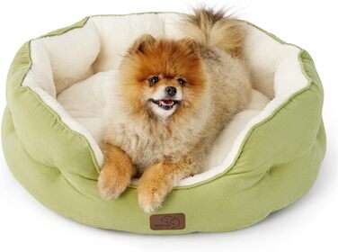 BEDSURE Cat Bed Washable - 63x53x20cm Cat Bed with Reversible Inner Cushion Cat Sleeping Place for Cats or Small Dogs (Light Green, L 63 x W 53 x H 20 cm)