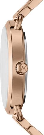Жіночий наручний годинник Michael Kors Portia (37 мм, рожеве золото та глітер)