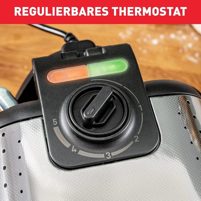 Tefal King Size Waffle Maker WM756D | Double waffle maker for 2 Belgian waffles | Rotating function | Non-stick coated plates | Thick waffles | Temperature control | Easy cleaning | 120W | 1L