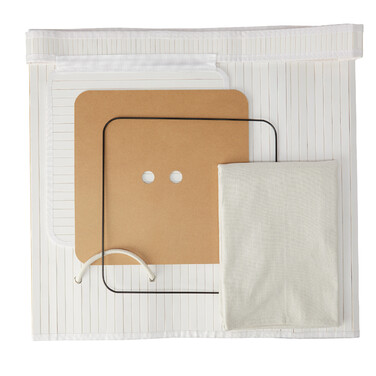 Relaxdays Folding Laundry Basket Bamboo