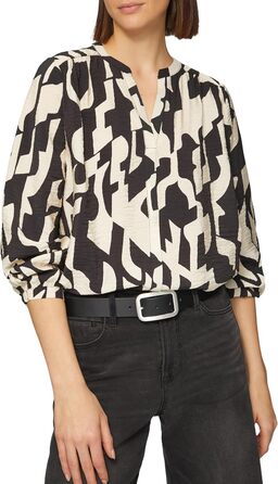 Чоловічий шкіряний ремінь s.Oliver з прямокутною пряжкою та логотипом, чорний 105