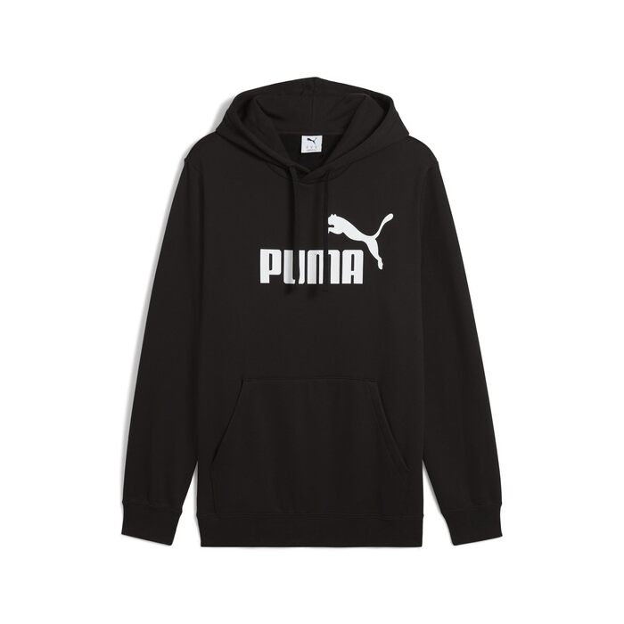 Чоловіча толстовка з капюшоном PUMA Essentials No. 1 Logo Hoodie, чорна (L)