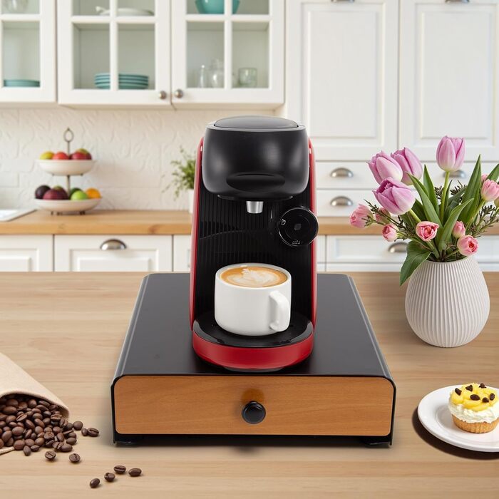 Тримач для капсул Tassimo, чорна шухляда для 64 капсул, органайзер для кавових капсул