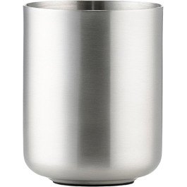 Zone Denmark Ume toothbrush holder, toothbrush cup, made of stoneware/ceramic, beautiful & practical bathroom accessory, diameter 8.3 cm, height 10.3 cm, steel