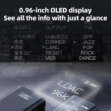 FiiO BTR15 - Портативний підсилювач/ЦАП з потужністю 340mW, чорний колір