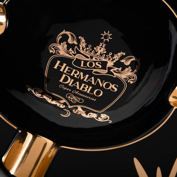 Велика попільничка Cohiba Hermanos Diablo для сигар і сигарет, для патіо, вулиці та приміщень