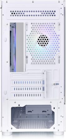 Корпус ПК Thermaltake View 170 TG ARGB Snow Micro-Tower (M-ATX) з темперованим склом, 3 вентилятори ARGB, підтримка водяного охолодження 240/280мм