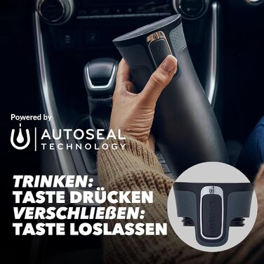 Термокружка Contigo West Loop Autoseal, нержавіюча сталь, 470 мл, чорна