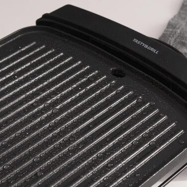 Електричний гриль Cecotec Tasty & Grill 3000 RockWater, 2600 Вт, покриття RockStone, терморегулятор, знімні деталі, чорний
