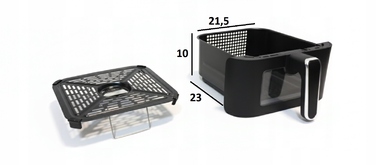 Аерофритюрниця Bass BH 10884-A 2800 Вт, 11 л