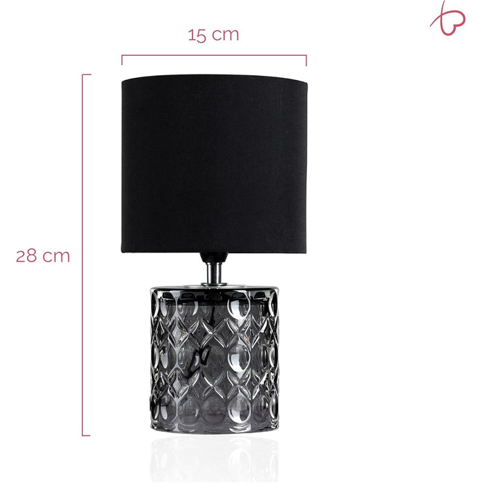 Настільна лампа Pauleen Crystal Magic, зелена, 230V, E27, скло, без лампочки