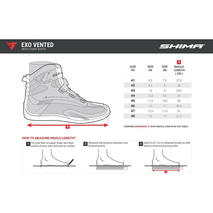 Мотоциклетні черевики SHIMA EXO для чоловіків з шкіри, застібка ATOP, захист, підошва з антиковзанням, підтримка щиколотки, чорні, 44 (43 EU)