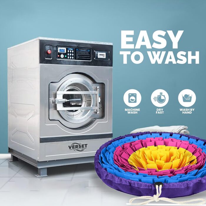 PET ARENA килимок-нюхалка для собак – інтелектуальна іграшка з міцних матеріалів, регульованого розміру та можливість прання (жовто-блакитний)