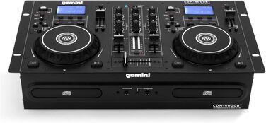 DJ-плеєр Gemini CDM4000BT з Bluetooth та USB: подвійний CD-плеєр для диджеїв